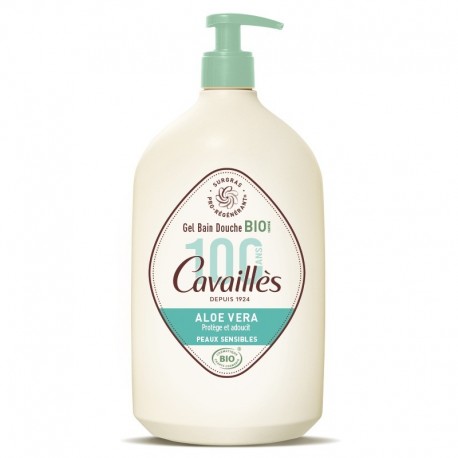Cavaillès Gel Bain Douche Bio Aloe Vera Peaux Sensibles 1L 3596490006495