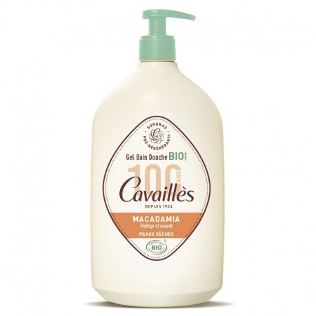 Cavaillès Gel Bain Douche Bio Macadamia Peaux Sèches 1L 3596490006501