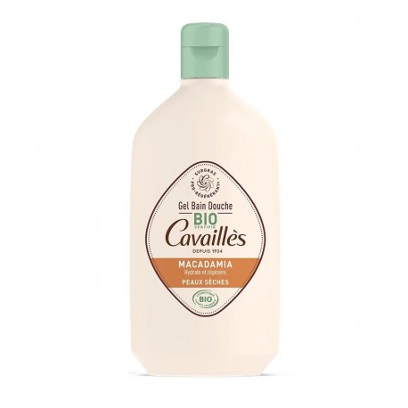 Cavaillès Bath and Shower Gel Organic Macadamia Dry Skin 400 ml 3596490006518