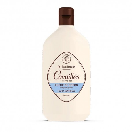 Cavaillès Gel Bain Douche Fleur de Coton Peaux Sensibles 400 ml 3596490006402