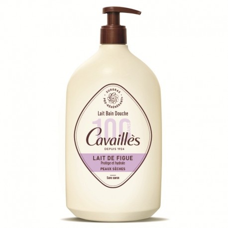 Cavaillès Gel Bain Douche Lait de Figue Peaux Sèches 1L 3596490006396
