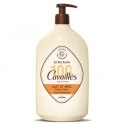 Cavaillès Gel Bain Douche Lait et Miel Peaux Sensibles 1L 3596490006372