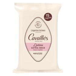 Cavaillès Lingettes Intimes Extra-Doux 15 lingettes 3596490007300