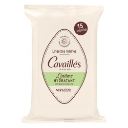 Cavaillès Intimate Wipes Moisturising 15 wipes
