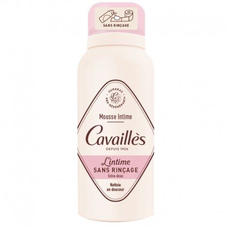 Cavaillès Mousse Intime Sans Rinçage Extra-Doux 100 ml 3596490007713