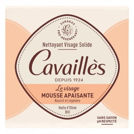 Cavaillès Soothing Foam Solid Facial Cleanser 70 g 3596490007164