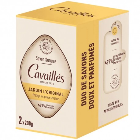 Cavaillès Savon Surgras Jardin l'Original 2 x 100 g 3346020049757