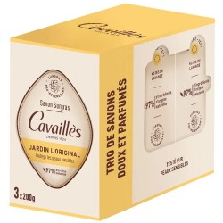 Cavaillès Superfatted Jardin l'Original Soap 3 x 100 g 3346020049771