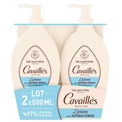 Cavaillès Soin Lavant Intime Antibactérien 2 x 500 ml 3596490007249