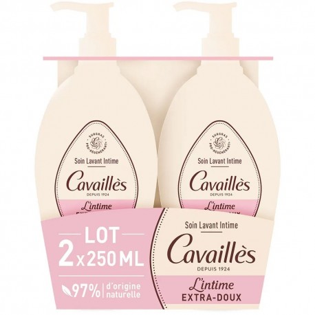 Cavaillès Intimate Extra-Gentle Cleansing Care 2 x 250 ml 3596490007195