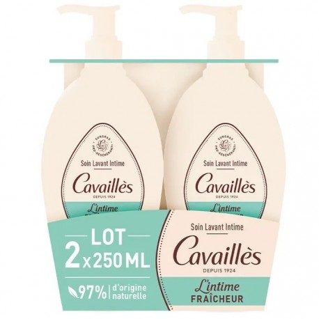 Cavaillès Soin Lavant Intime Fraîcheur 2 x 250 ml 3596490007256