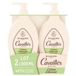 Cavaillès Intimate Moisturising Cleanser Care 2 x 500 ml 3596490007225