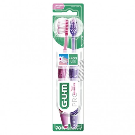 Gum Pro Sensitive Brosse à Dents Ultra Souple x 2 7630019905206