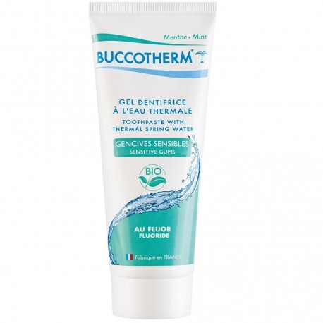 Buccotherm Gel Dentifrice Gencives Sensibles Avec Fluor Bio 75 ml 3665313000009