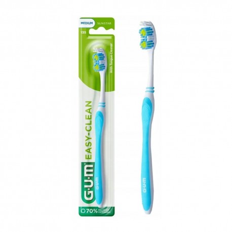Gum Easy-Clean Brosse à Dents Medium 135 7630019907132