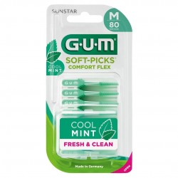 Gum Soft-Picks Comfort Flex Cool Mint Medium 80 Unités 7630019905275