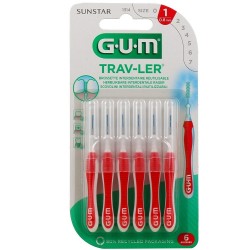 Gum Trav-Ler Brossettes Interdentaires 0.8 mm x 6 n°1314 7630019900164