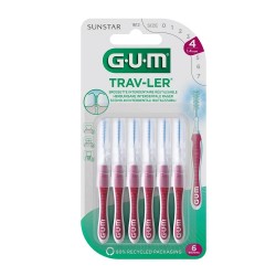Gum Trav-Ler Brossettes Interdentaires 1.4 mm x 6 n°1612 7630019900218