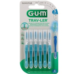 Gum Trav-Ler Brossettes Interdentaires 1.6 mm x 6 n°1614 7630019900225