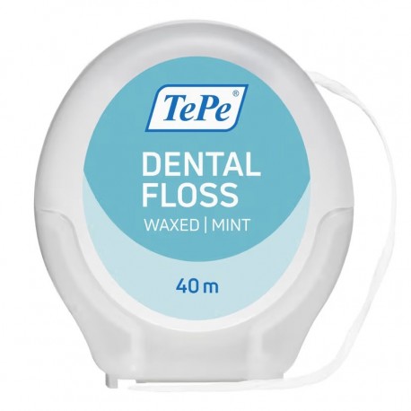 Tepe Dental Floss Fil Dentaire Menthe 40 m 7350121254695