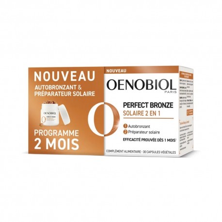 Oenobiol Perfect Bronze Solaire 2en1 2 x 30 Capsules 3614810006779