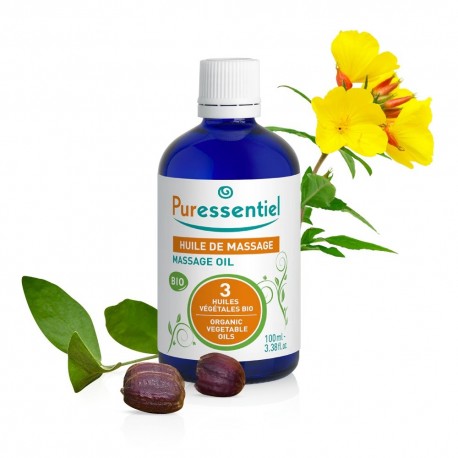 Puressentiel Huile de massage Bio 100 ml 3701056801050