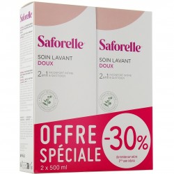 Saforelle Soin Lavant Doux Apaisant 2 x 500 ml