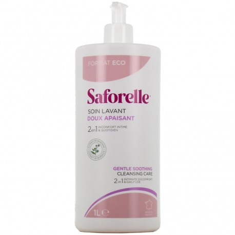 Saforelle Soin Lavant Doux Apaisant 1 Litre 3700399100080