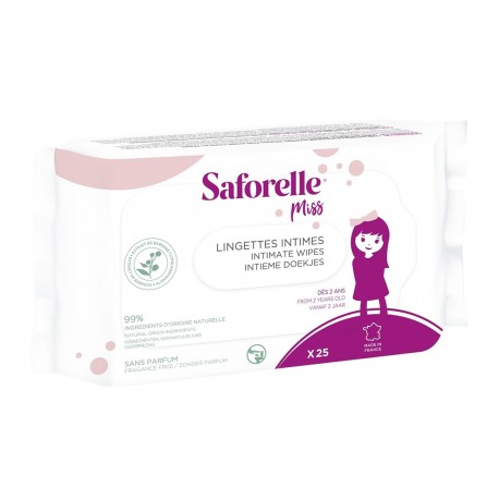 Saforelle Miss Intimate Wipes x 25 3700399101438