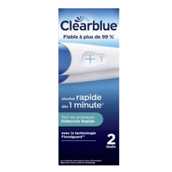 Clearblue Test de Grossesse Détection Rapide x 2