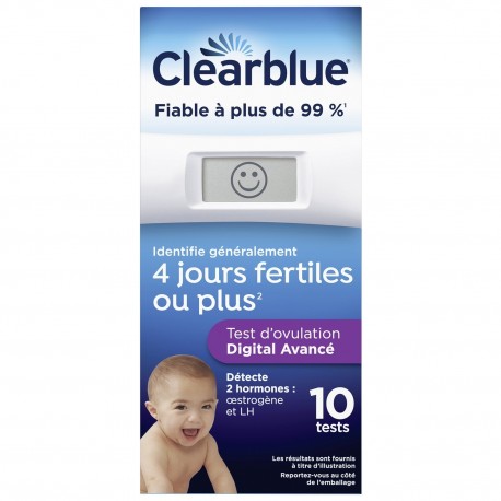 Clearblue Digital Ovulation Test 4 Days 10 Units 4015600769734