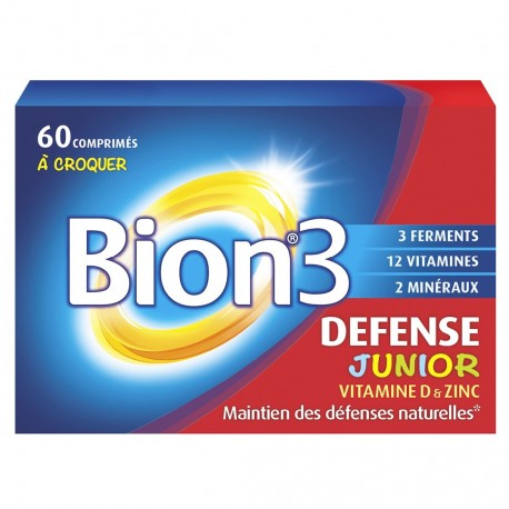 Bion3 Defense Junior 60 Chewable Tablets 3401548306611