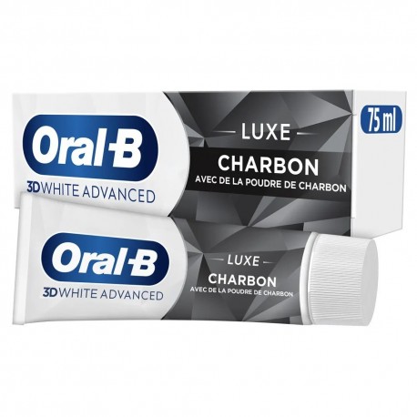 Oral-B 3D White Advanced Dentifrice Luxe Charbon 75 ml 8006540882320