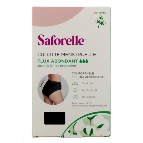 Saforelle Culotte Menstruelle Flux Absorbant Taille 42 3700399102404