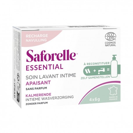Saforelle Soin Lavant  Intime Apaisant Kit de Démarrage Recharge 3700399102817