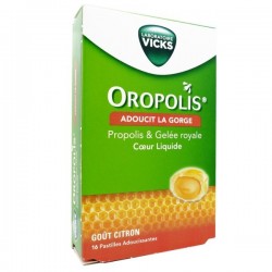 Vicks Oropolis Liquid Heart Lemon 16 Lozenges 8700216470100