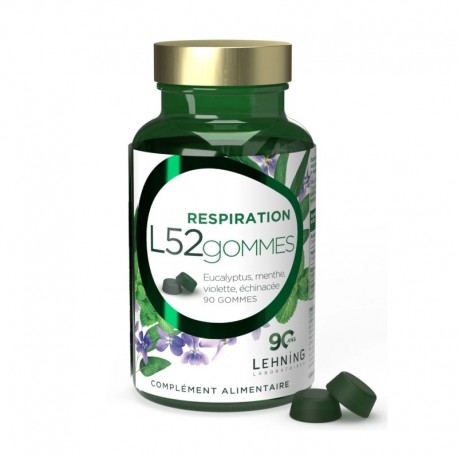 Lehning L52 Gommes Respiration 90 Gommes 3661744052228