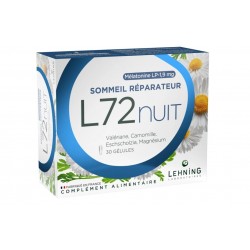 Lehning L72 Nuit Sommeil Réparateur 30 Gélules 3661744052235