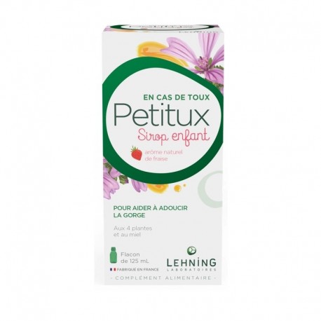 Lehning Petitux Sirop Enfant 125 ml 3661744050026