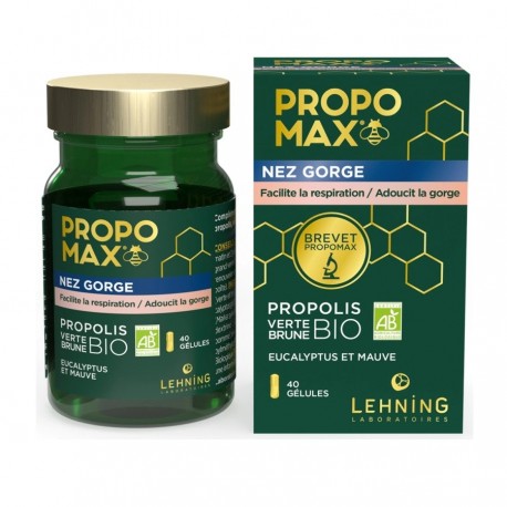 Lehning Propomax Nez Gorge 40 Gélules 3661744051665