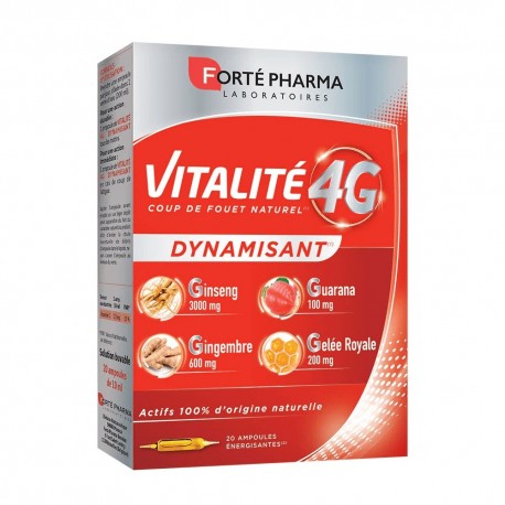 Forté Pharma Vitality 4G Energising 20 Phials 3700221314678