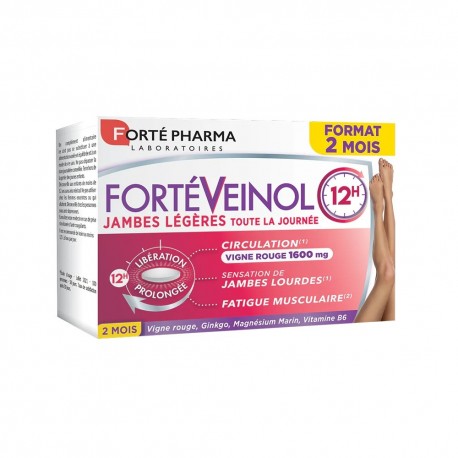Forté Pharma Forté Veinol  12H 60 Comprimés 3700221313954