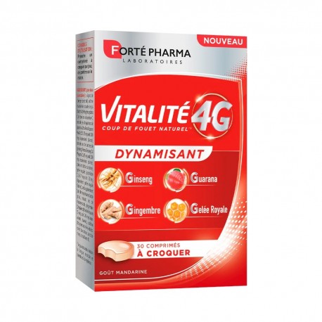 Forté Pharma Vitality 4G Energising 30 Tablets 3700221302361