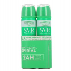 Svr Spirial Spray Végétal Anti-Transpirant 24h 2 x 75 ml