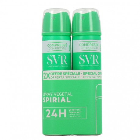 Svr Spirial Spray Végétal Anti-Transpirant 24h 2 x 75 ml 3662361000814