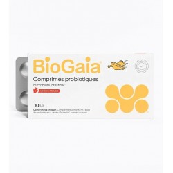 Biogaia Comprimés Probiotiques 10 Comprimés à Croquer Fraise