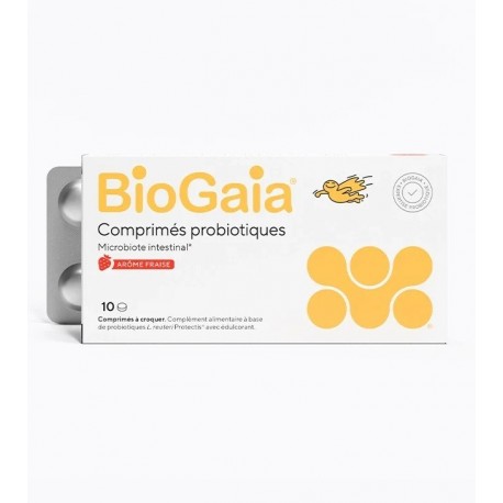 Biogaia Protectis Comprimés 10 Comprimés à Croquer Fraise 3401562936870