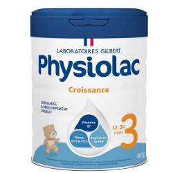 Physiolac 3 Growth 1 to 3 years 800 g 3518646125355