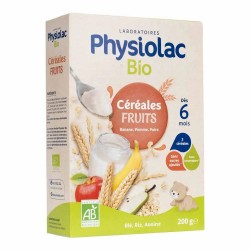 Physiolac Bio Cereals Fruits From 6 Months 200 g 3518646124518