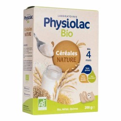 Physiolac Bio Céréales Nature Dès 4 Mois 200 g 3518646124051